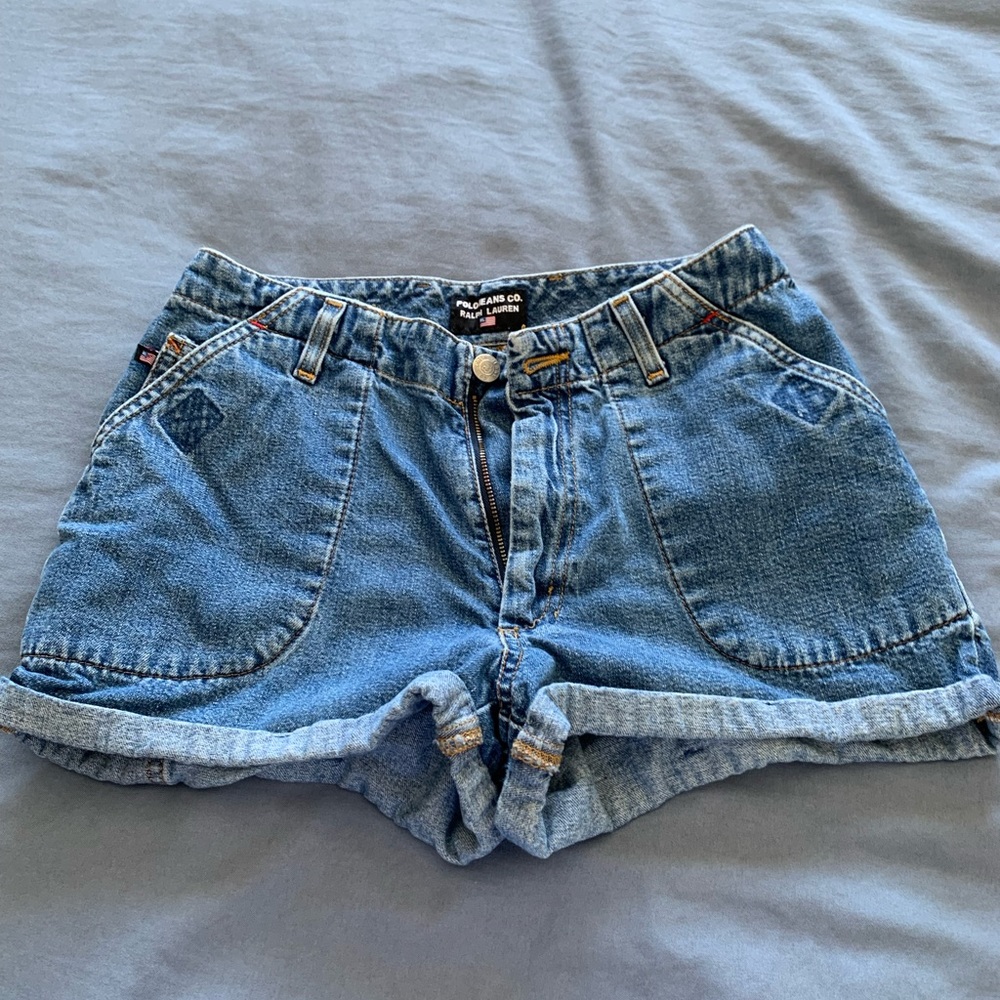 Vintage Size 4 Carpenter style Polo Jean Shorts